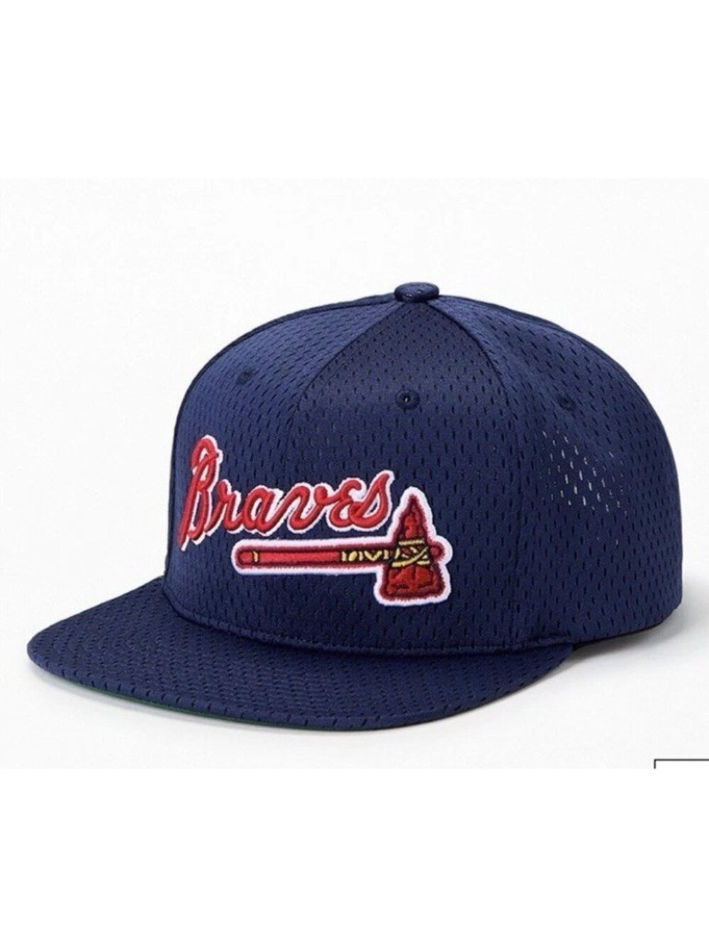 Mitchell & Ness Atlanta Braves Meshed Up Snapback Hat